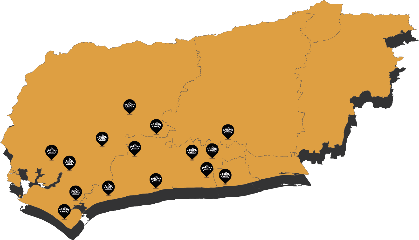 Arun Waste Services - Map